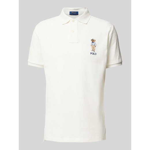Koszulka polo z wyhaftowanym logo ze sklepu Peek&Cloppenburg  w kategorii T-shirty męskie - zdjęcie 174146175