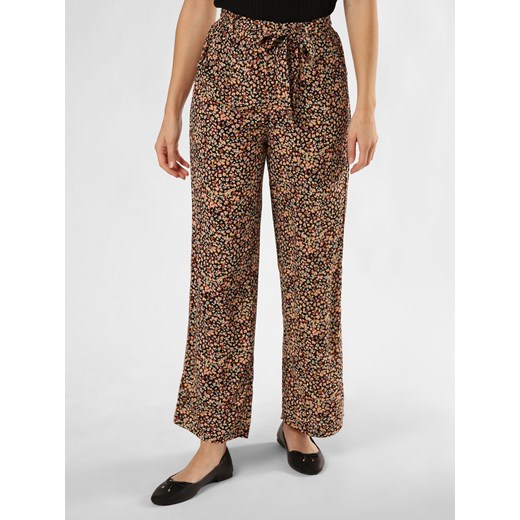 soyaconcept® Spodnie - SC-Farah 3-B Kobiety wiskoza czarny wzorzysty ze sklepu vangraaf w kategorii Spodnie damskie - zdjęcie 174146796