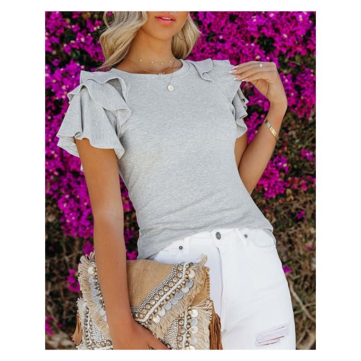 LA Angels Koszulka w kolorze jasnoszarym La Angels M promocyjna cena Limango Polska