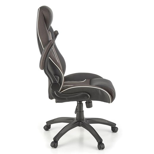 Czarno-szary nowoczesny fotel obrotowy - Quinx Elior One Size Edinos.pl