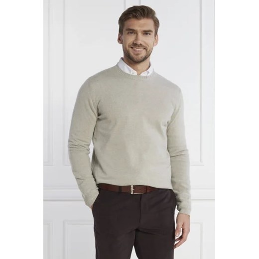 Oscar Jacobson Sweter Valter Roundneck | Regular Fit | z dodatkiem wełny i kaszmiru ze sklepu Gomez Fashion Store w kategorii Swetry męskie - zdjęcie 174149765