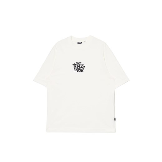 Cropp - Kremowy T-shirt z haftem - kremowy ze sklepu Cropp w kategorii T-shirty męskie - zdjęcie 174150337