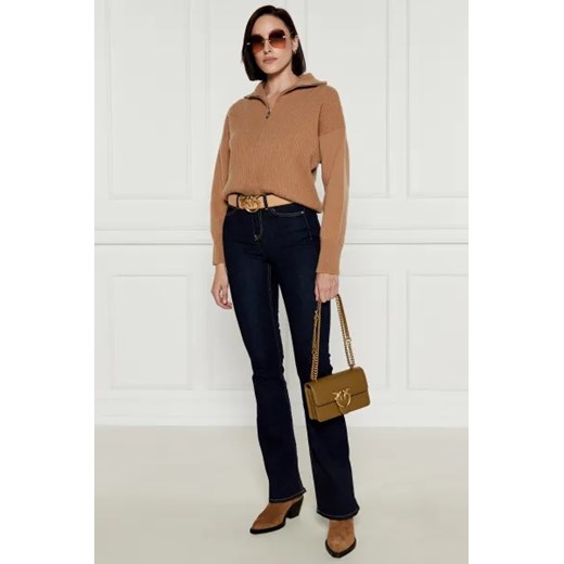 Pinko Skórzana torebka na ramię LOVE ONE MINI Pinko One Size Gomez Fashion Store