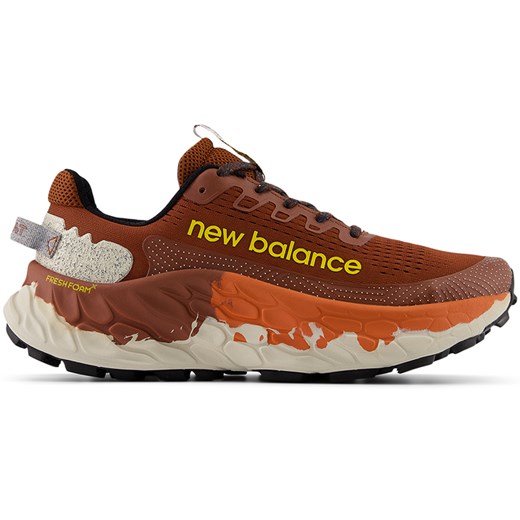 Buty męskie New Balance Fresh Foam X More Trail v3 MTMORAR3 – brązowe ze sklepu New Balance Poland w kategorii Buty sportowe męskie - zdjęcie 174152425