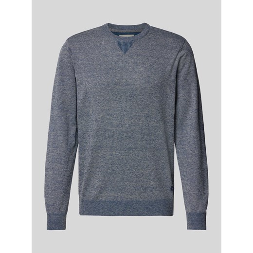 Sweter z dzianiny z okrągłym dekoltem model ‘Bruton’ ze sklepu Peek&Cloppenburg  w kategorii Swetry męskie - zdjęcie 174152886