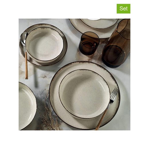 Violeta Home 24-częściowy zestaw w kolorze beżowym ze sklepu Limango Polska w kategorii Naczynia - zdjęcie 174153199