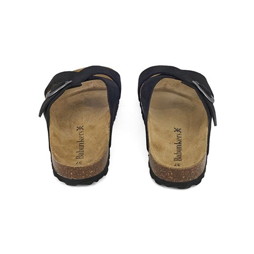 BABUNKERS Family Skórzane klapki w kolorze czarnym Babunkers Family 38 wyprzedaż Limango Polska