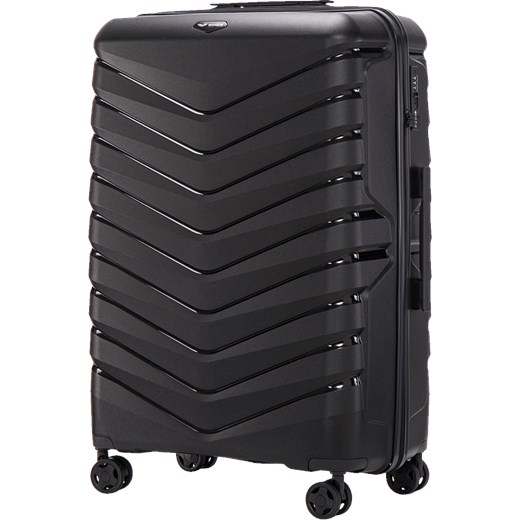 Walizka duża Wings PHOENIX polipropylen 28" BLACK ze sklepu WINGS w kategorii Walizki - zdjęcie 174155249