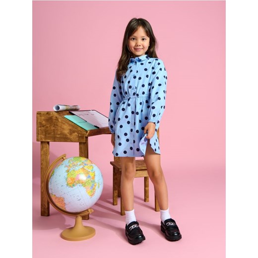 Sinsay - Sukienka koszulowa - niebieski ze sklepu Sinsay w kategorii Sukienki dziewczęce - zdjęcie 174156349