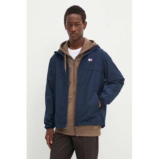 Tommy Jeans kurtka męska kolor granatowy przejściowa DM0DM20204 ze sklepu ANSWEAR.com w kategorii Kurtki męskie - zdjęcie 174157045