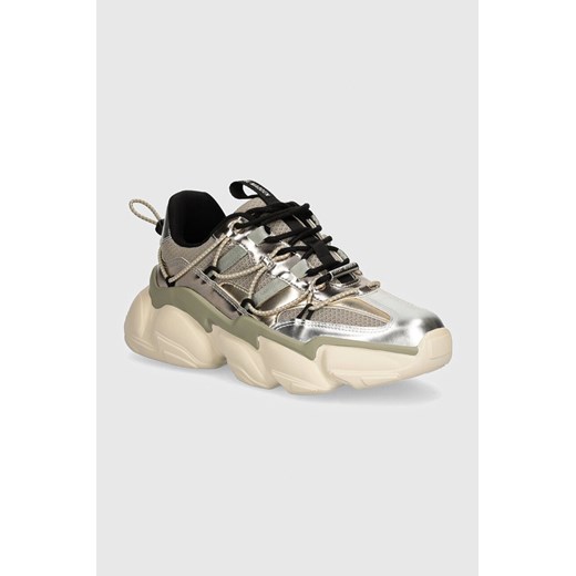 Steve Madden sneakersy Spectator kolor srebrny SM11002961 ze sklepu ANSWEAR.com w kategorii Buty sportowe damskie - zdjęcie 174157108