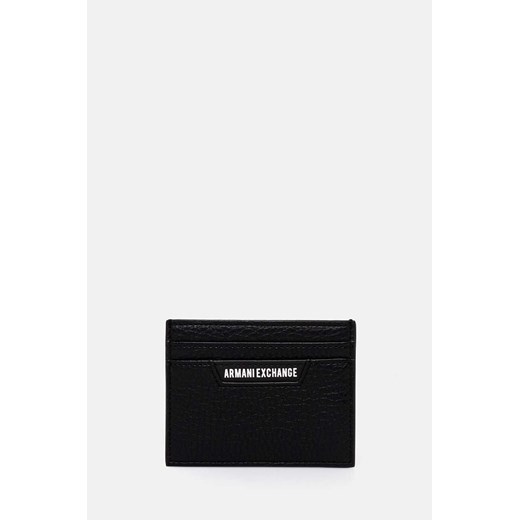 Armani Exchange etui na karty kolor czarny 958053 4F863 ze sklepu ANSWEAR.com w kategorii Etui - zdjęcie 174157276
