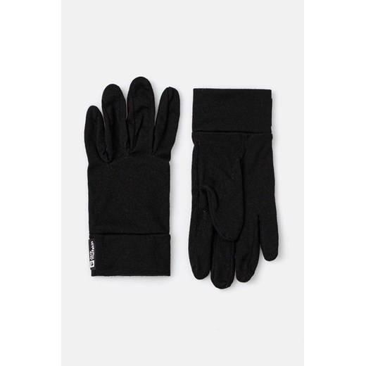 Jack Wolfskin rękawiczki kolor czarny 1911621 ze sklepu ANSWEAR.com w kategorii Rękawiczki damskie - zdjęcie 174157297