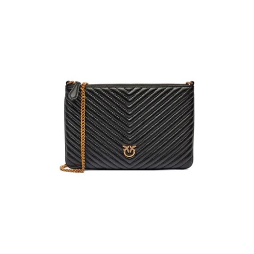 Pinko Skórzana kopertówka CHEVRON Pinko One Size Gomez Fashion Store