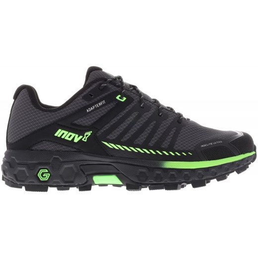 Buty do biegania Inov-8 Roclite Ultra G 320 001079-BKGR-M-01 czarne ze sklepu ButyModne.pl w kategorii Buty sportowe męskie - zdjęcie 174160445