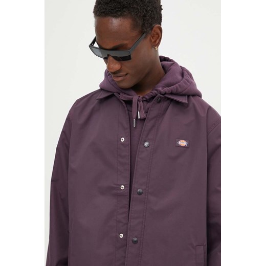 Dickies kurtka męska kolor fioletowy przejściowa ze sklepu PRM w kategorii Kurtki męskie - zdjęcie 174160806