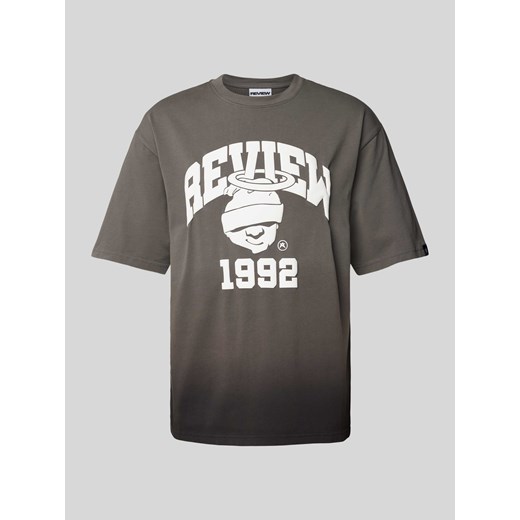T-shirt z nadrukiem z logo ze sklepu Peek&Cloppenburg  w kategorii T-shirty męskie - zdjęcie 174161405