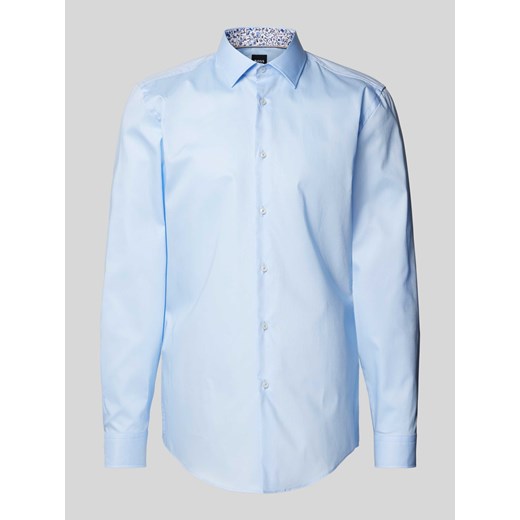 Koszula biznesowa o kroju slim fit z kołnierzykiem typu kent model ‘Hank’ ze sklepu Peek&Cloppenburg  w kategorii Koszule męskie - zdjęcie 174161597