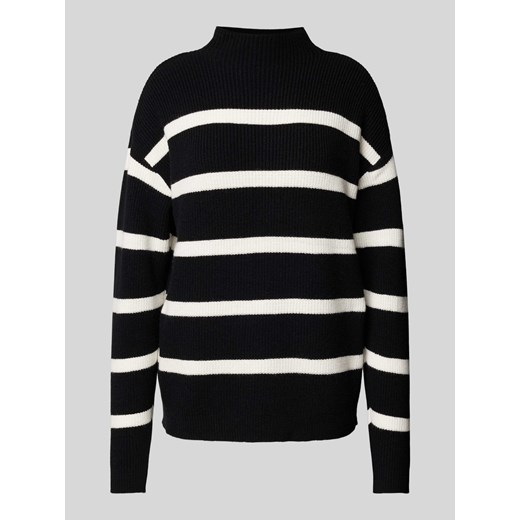 Sweter z dzianiny ze stójką model ‘VIRIL’ ze sklepu Peek&Cloppenburg  w kategorii Swetry damskie - zdjęcie 174161675