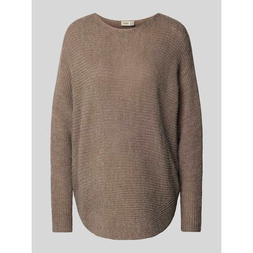 Sweter z dzianiny z okrągłym dekoltem model ‘Eretta’ ze sklepu Peek&Cloppenburg  w kategorii Swetry damskie - zdjęcie 174161799