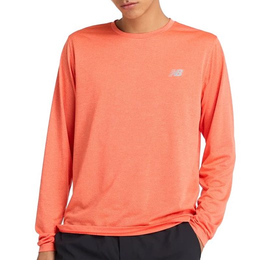 Koszulka New Balance MT41256NFH - pomarańczowa ze sklepu streetstyle24.pl w kategorii T-shirty męskie - zdjęcie 174162379