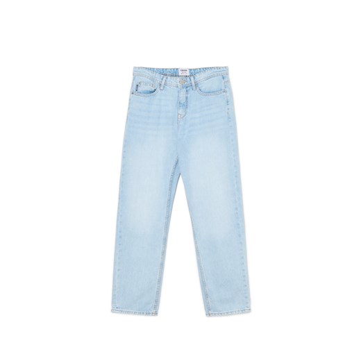 Cropp - Błękitne jeansy relaxed fit - niebieski ze sklepu Cropp w kategorii Jeansy męskie - zdjęcie 174163426