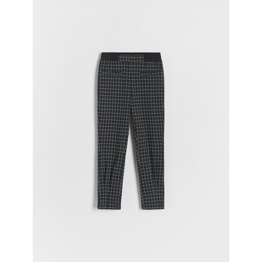 Reserved - Spodnie w kratę - ciemnoszary ze sklepu Reserved w kategorii Spodnie dziewczęce - zdjęcie 174164018