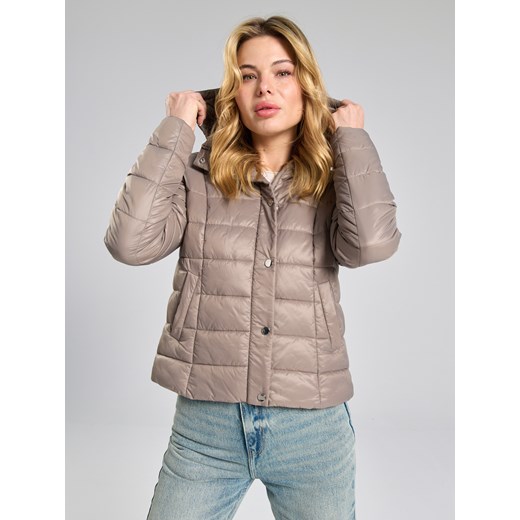 Sinsay - Kurtka z kapturem - fioletowy Sinsay XXL Sinsay