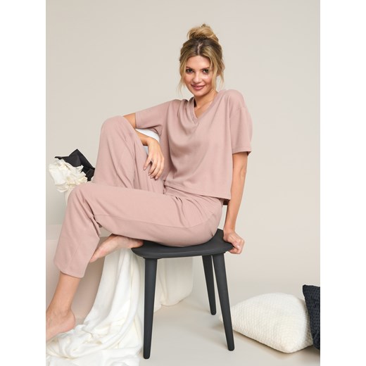 Sinsay - Piżama - beżowy Sinsay XL Sinsay