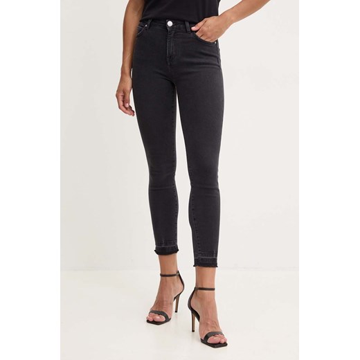 Pinko jeansy damskie kolor czarny 100169 A21V ze sklepu ANSWEAR.com w kategorii Jeansy damskie - zdjęcie 174166207