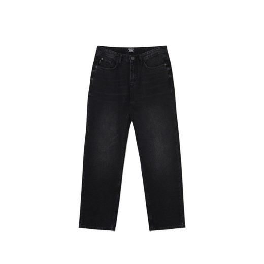 Cropp - Czarne jeansy relaxed fit - czarny ze sklepu Cropp w kategorii Jeansy męskie - zdjęcie 174167329