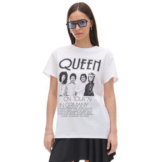 Cropp - Biała koszulka Queen - biały Cropp S Cropp