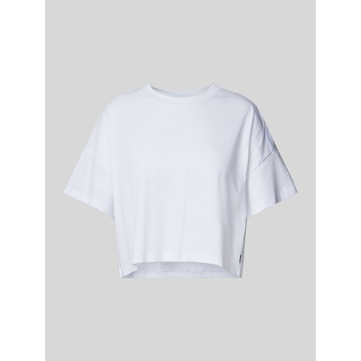 T-shirt krótki z detalem z logo model ‘ALENA’ ze sklepu Peek&Cloppenburg  w kategorii Bluzki damskie - zdjęcie 174167725