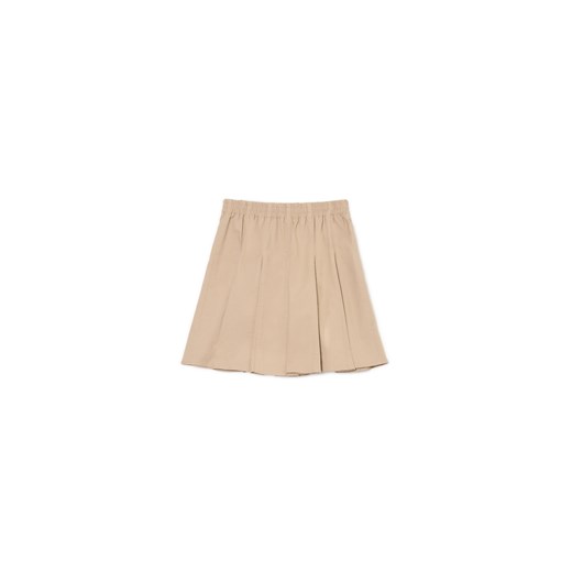 Cropp - Beżowa spódnica mini - kremowy Cropp S Cropp