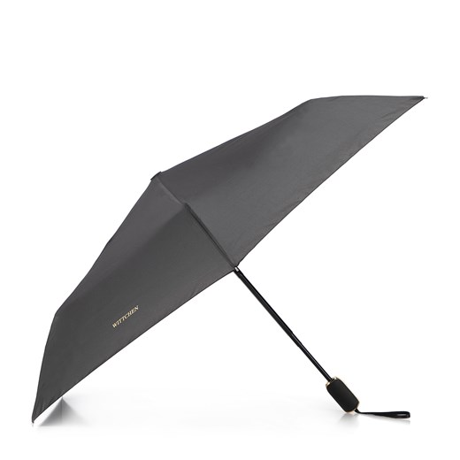 Parasol płaski automatyczny czarny ze sklepu WITTCHEN w kategorii Parasole - zdjęcie 174168048