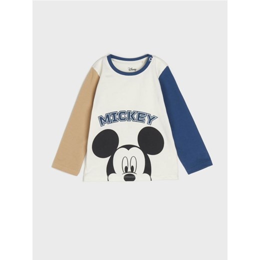 Sinsay - Koszulka z długimi rękawami Minnie Mouse - kremowy ze sklepu Sinsay w kategorii T-shirty chłopięce - zdjęcie 174169596