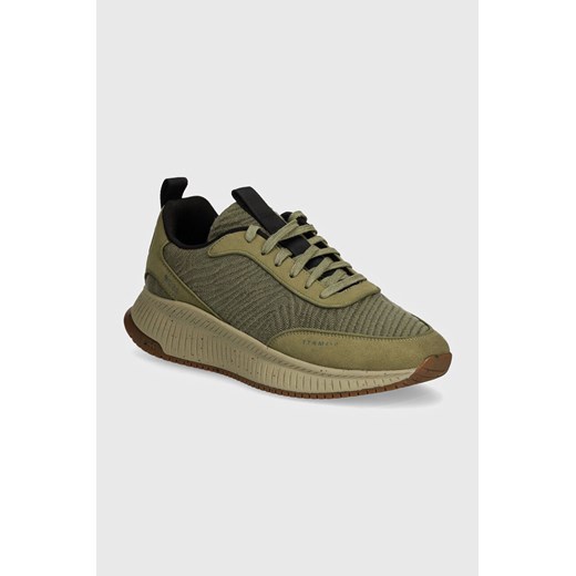 BOSS sneakersy TTNM EVO kolor zielony 50517897 ze sklepu ANSWEAR.com w kategorii Buty sportowe męskie - zdjęcie 174170369