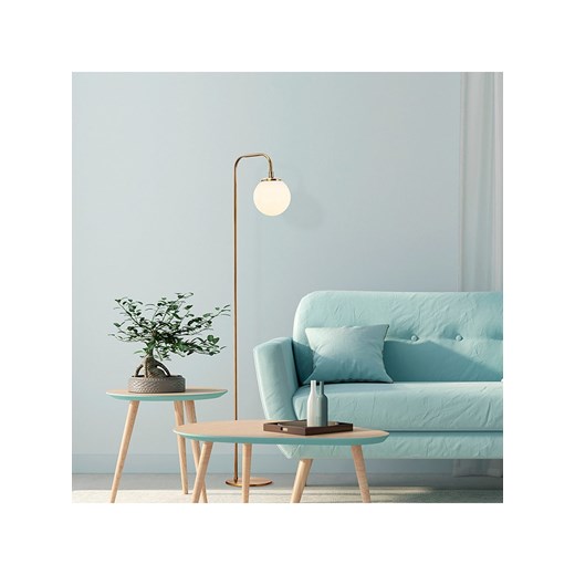 ABERTO DESIGN Lampa stojąca w kolorze złotym - wys. 146 x Ø 27 cm ze sklepu Limango Polska w kategorii Oświetlenie - zdjęcie 174171667