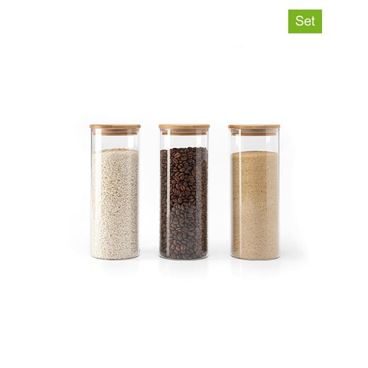 Sauter Pojemniki (3 szt.) w kolorze jasnobrązowym ze sklepu Limango Polska w kategorii Pojemniki kuchenne - zdjęcie 174171769