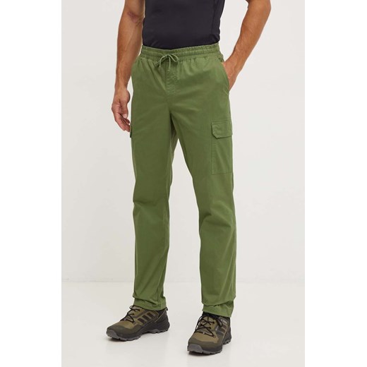 Columbia spodnie outdoorowe Rapid Rivers kolor zielony ze sklepu ANSWEAR.com w kategorii Spodnie męskie - zdjęcie 174173829