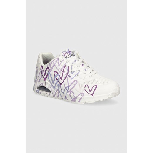 Skechers sneakersy SKECHERS X JGOLDCROWN kolor biały 155507 ze sklepu ANSWEAR.com w kategorii Buty sportowe damskie - zdjęcie 174174066