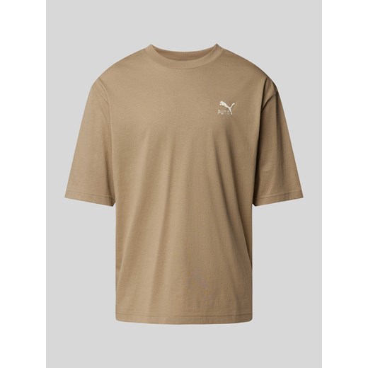 T-shirt z wyhaftowanym logo ze sklepu Peek&Cloppenburg  w kategorii T-shirty męskie - zdjęcie 174174385