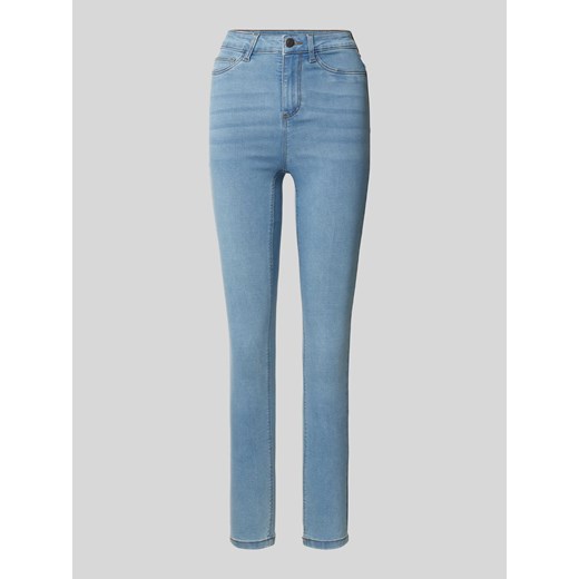 Jeansy o kroju skinny fit zapinane na guzik i zamek błyskawiczny model ‘CALLIE’ ze sklepu Peek&Cloppenburg  w kategorii Jeansy damskie - zdjęcie 174174789