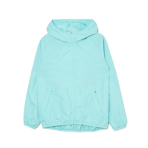Cropp - Zielona kurtka z regulowanym kapturem - zielony Cropp XL Cropp