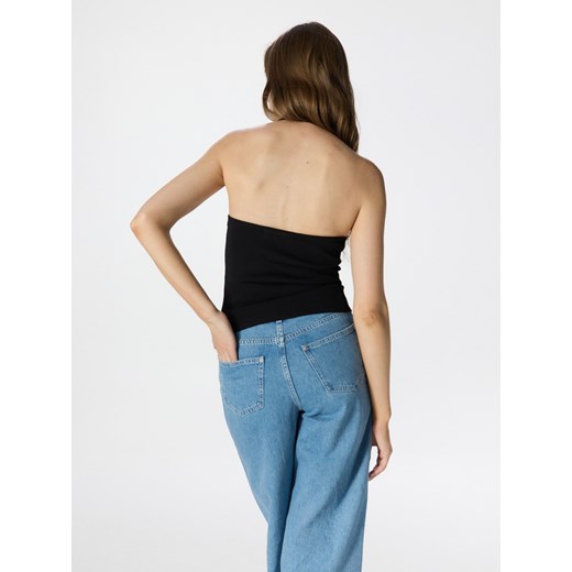 Reserved - Top z dekoltem halter - czarny Reserved XS Reserved