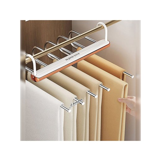 Joybos Wieszak w kolorze srebrnym na spodnie  - 32,5 cm Joybos onesize promocyjna cena Limango Polska