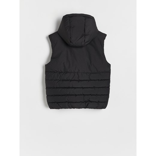 Reserved - Kamizelka z kapturem - czarny Reserved 116 (5-6 lat) Reserved