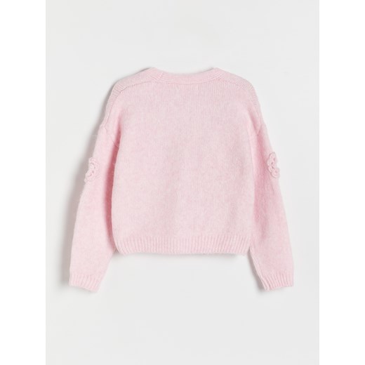 Sweter dziewczęcy Reserved z aplikacją