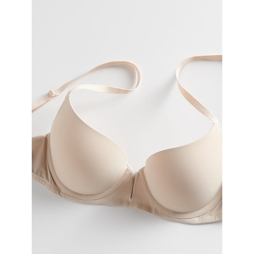 Reserved - Biustonosz push up - kremowy Reserved 80B Reserved