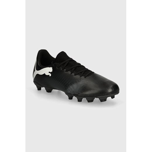 Puma obuwie piłkarskie korki Future 7 Play kolor czarny 107723 ze sklepu ANSWEAR.com w kategorii Buty sportowe męskie - zdjęcie 174285146